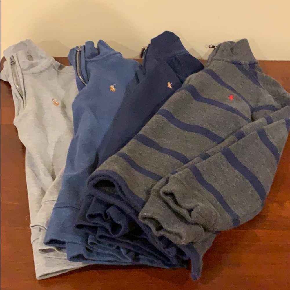 Polo Ralph Lauren 1/4 zip sweaters, size 6, Boys